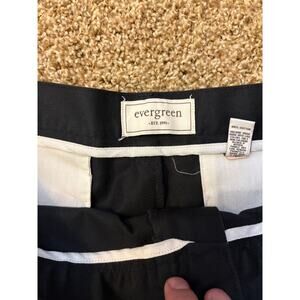 Evergreen Black Chino Dress Pants Mens Size 38x32